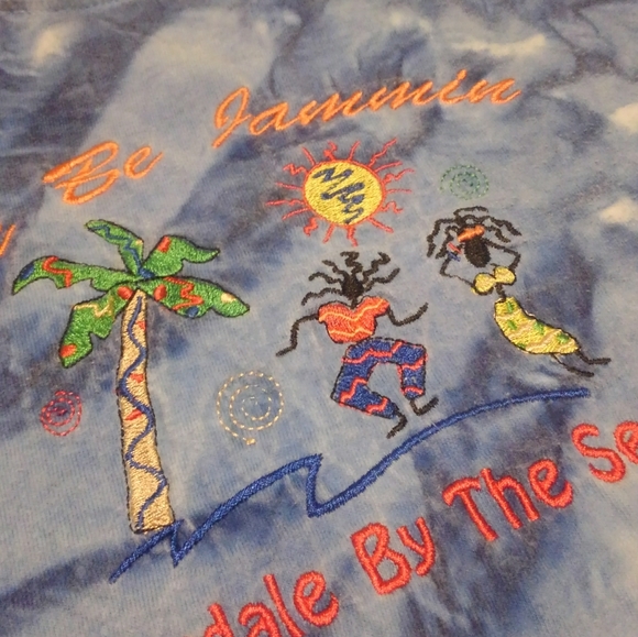 🌴🏖️🌞 We Be Jammin Shirt Tie-dye Ft Lauderdale - Picture 5 of 12